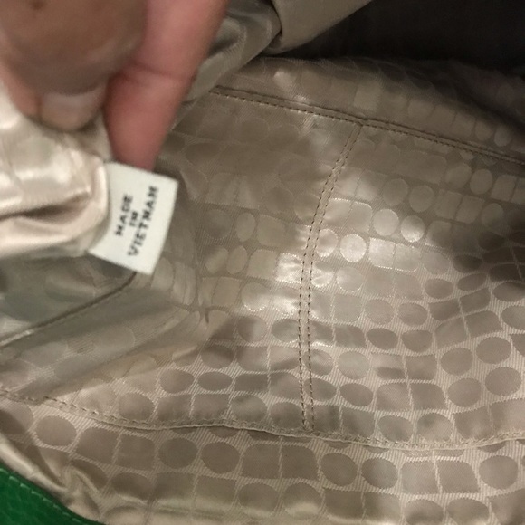 Kate Spade Green Leather Tote Bag - Picture 10 of 11